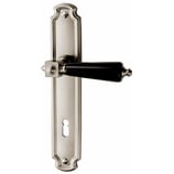 Türdrückergarnitur - HAGER 23.1270/23.1293 Serie Royal - vernickelt - für Zimmertüren - Drückervierkant 8 mm