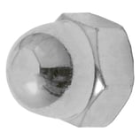 Hutmutter M6 verzinkt