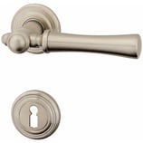 Türdrückergarnitur - HAGER 23.1275/23.1432 Serie Carlo - vernickelt - für Zimmertüren - Drückervierkant 8 mm