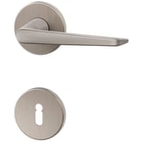 Türdrückergarnitur - MEGA 32.300/34.120 - vernickelt - für Zimmertüren - Drückervierkant 8 mm