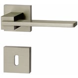 Türdrückergarnitur - HAGER 23.1131/23.1538 Serie Ultra - vernickelt - für Zimmertüren - Drückervierkant 8 mm