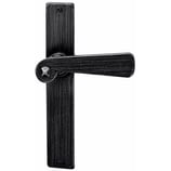 Türdrückergarnitur - HAGER 10.150/10.151 Serie Pregassona - geschmiedet, patiniert - für Zimmertüren - Drückervierkant 8 mm