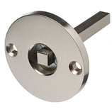 Dornrosette mit Vierkantdorn 7 mm