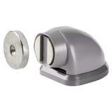 Magnet-Türfeststeller für Bodenmontage - grau