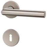 Türdrückergarnitur - MEGA 32.235/34.120 - vernickelt - für Zimmertüren - Drückervierkant 8 mm