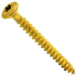 Spanplattenschraube 3,5x30 vermessingt, Linsensenkkopf, Torx, 200 Stück