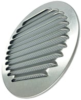 Lüftungsgitter 2164 - Aluminium - mit Fliegengitter