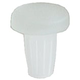 Möbelpuffer 2-K zum Einbohren - Höhe 2,5 mm - transparent - 100 Stück