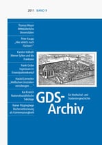 GDS-Archiv Band 9
