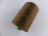 Bobine de 500 mètres cordonnet pour surpiqûres jeans et cuir chocolat 416