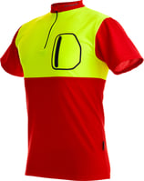 Zipp-Neck Shirt kurzarm