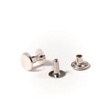 Ledernieten / Doppelhohlnieten 11mm Länge 10mm