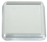 Möbeluntersätze eckig Kunststoff transp. 4 Stück