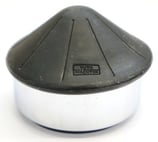 Türstopper  Burgwächter Chromstahl/schwarz