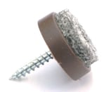 Filzgleiter zum Schrauben Kunststoff