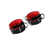 50-8087 Fussfesseln schwarz-rot