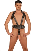 50-5496 Herren Harness SM Bondage Lederbody
