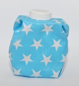 Sterne weiss auf hellbau