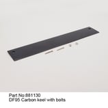 881130 Deriva in carbonio con viti - Carbon keel with bolts