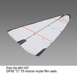 8811016 DF95V3 Vela C 75 micron mylar FP - Sail C 75 micron mylar FP