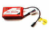 Batteria ONBO 850mAh 6.6V 5C LiFePo4 Receiver Pack
