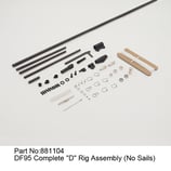 881104 Kit D completo (senza vele) - Kit D complete (no sails)