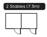 2 Stables (Adjacent)