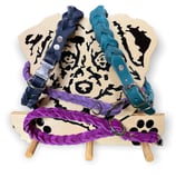 Fettleder-Halsband mit Schnalle - fixe Größe - nicht verstellbar