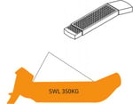 Tender (w/Outboard Engine) Lifting Sling for SWL 350 KG (Passerelle)