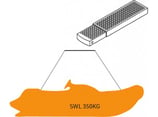 Tender Lifting Sling for SWL 350 KG (Passerelle) - 2 Point lift (all tenders)