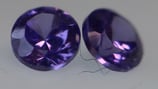 Zirkonia violet Rund 2 mm