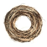 Rattan-Kranz beige/braun