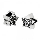 Antiksilber Bead „Rockstar"