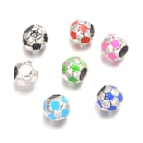 Bead Fussball Rot und Weiss