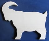 Fleischplatte Steinbock 46x40cm