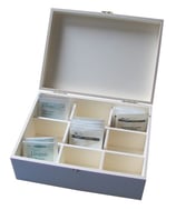 Teebox 9-tlg. 23x17x9cm