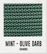 Mint - Olive Darb Diamond