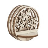 Holz-Steckteil Schneeflocke 5.5cm ø