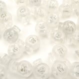 Kordelstopper Halbtransparent White