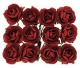 Röschen mit Draht Rot