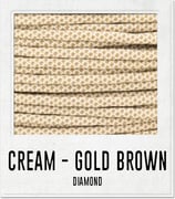 Cream - Gold Brown Diamond