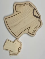 Trikot gross, für das kleine Plättli gegen den Hunger 20x30x1.5cm