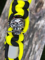 EM Keramik Paracord-Halsband 30 - 32cm (115-101-09 Piratenkopf)