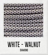 White - Walnut Diamond