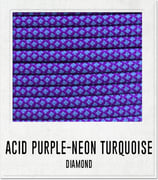 Acid Purple - Neon Turquoise Diamond