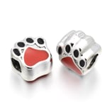 Bead Pfote Schwarz-Rot