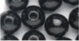Holzperle schwarz