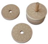 Glasuntersetzer (Buche)