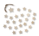 Adventskalender Zahlen aus Holz