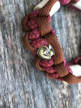 EM Keramik Paracord-Halsband 33 - 35cm (3751-157-10 Herz)